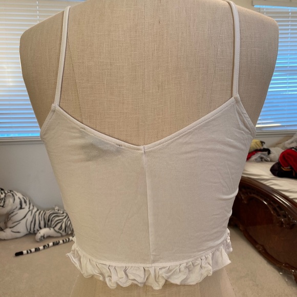 F21 white crop top - Picture 2 of 2